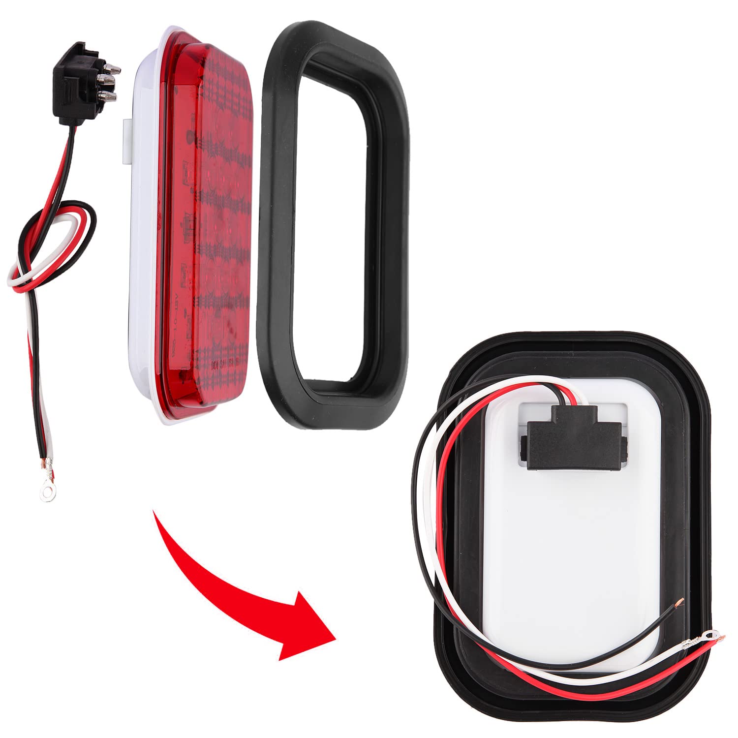 Partswcgg 3-prong wire pigtails for quick vehicle installation