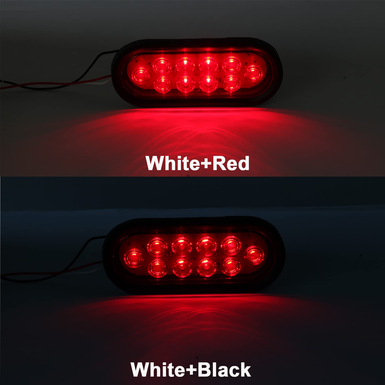 Partswcgg 3-prong wiring tail light simplifies plug-and-play trailer setup.
