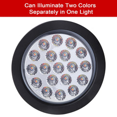 Partswcgg 4-inch round white backup light improves reversing safety.