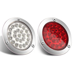 Partswcgg red stop/turn/tail light for trailer signaling.