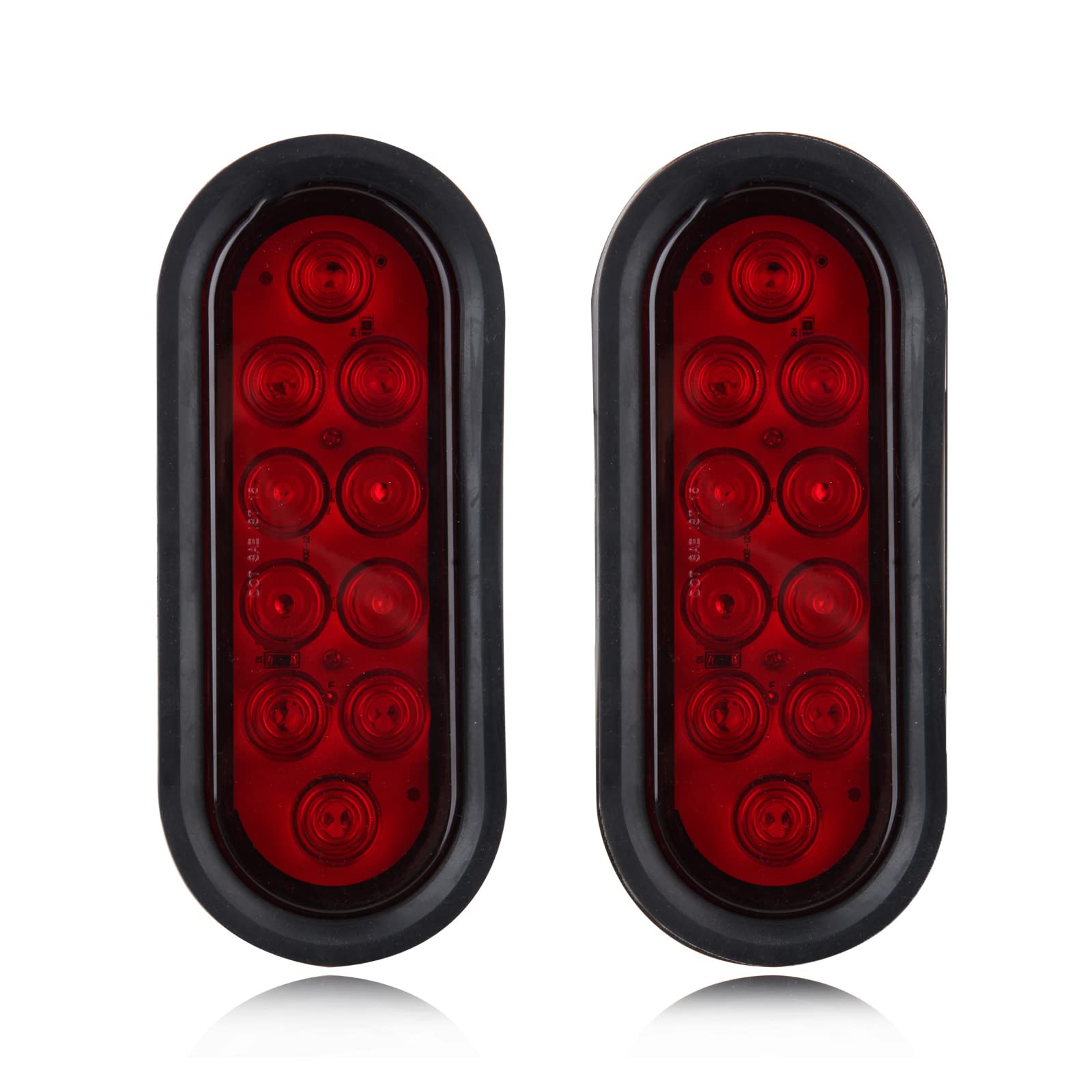 Partswcgg rubber grommet flush-mount tail light for a secure installation.
