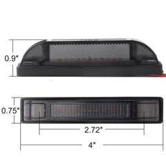 Partswcgg smoked amber lens gives a rugged, factory-finish appearance.