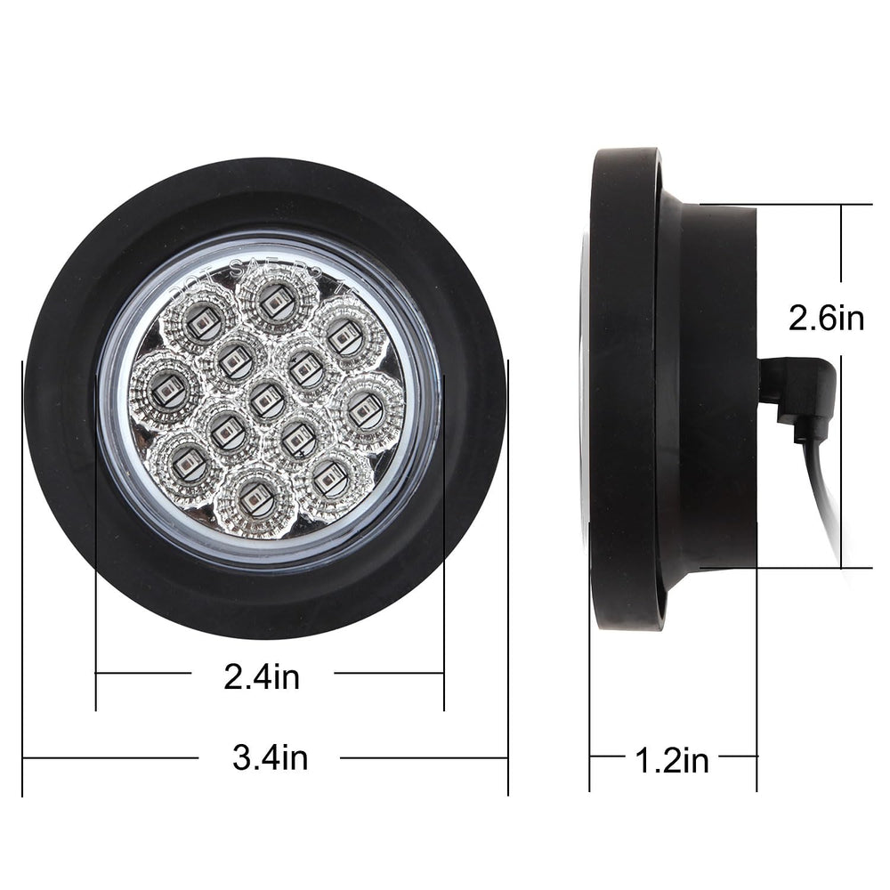 Partswcgg grommet mount and 2-prong pigtail simplify wiring