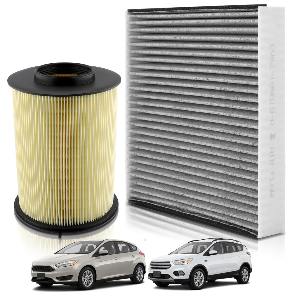 Partszen CA11114 cabin air filter front view; may enhance cabin air flow.