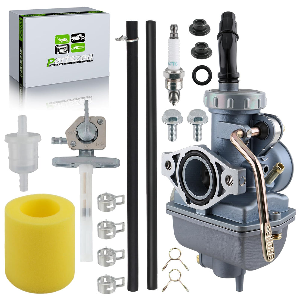 partszen CRF80F XR80R carburetor with air filter for reliable Honda maintenance