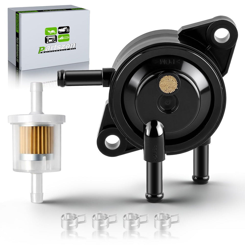 Partszen fuel pump for Kawasaki FH381V ensures smooth starting and consistent fuel flow.