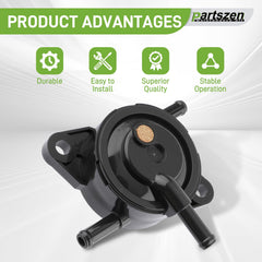 Partszen fuel pump kit side view highlights compact installation.