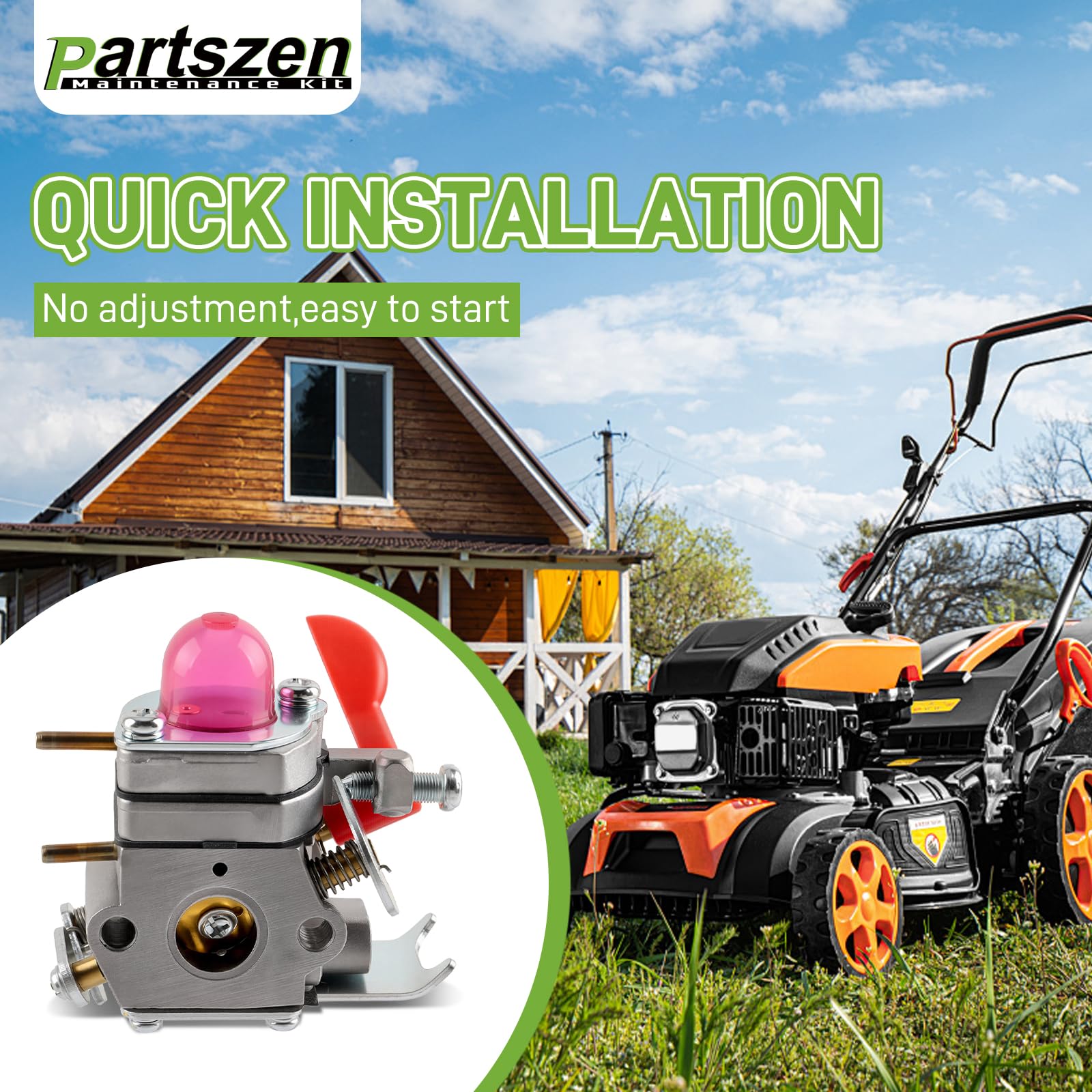 partszen full kit view for Poulan Pro highlights complete replacement benefits.