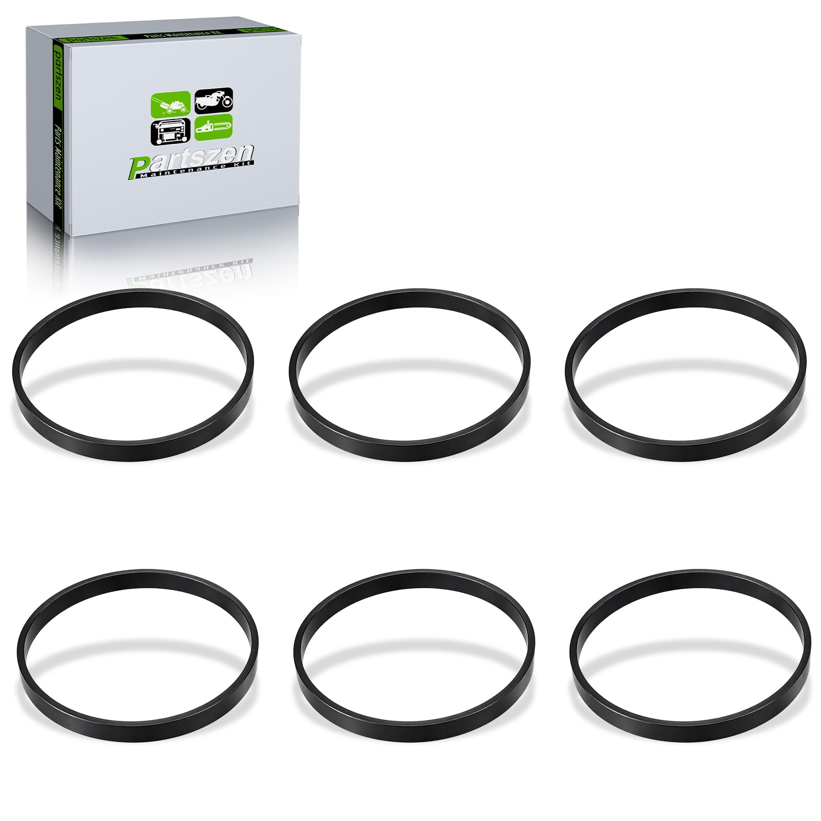 Partszen intake manifold gasket set 037-6192 closeup showing precision seals for BMW engines