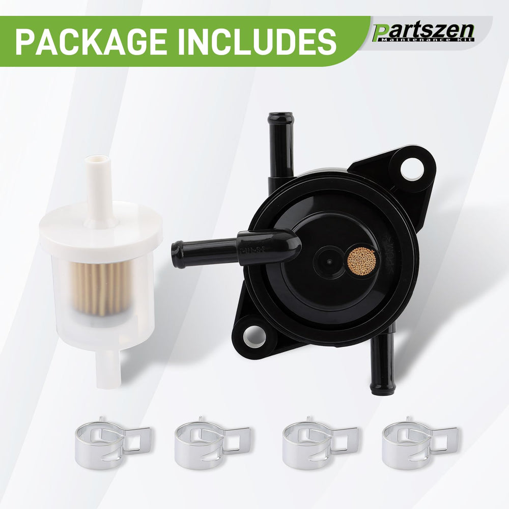 Partszen packaged fuel pump kit indicates ready-to-install replacement.