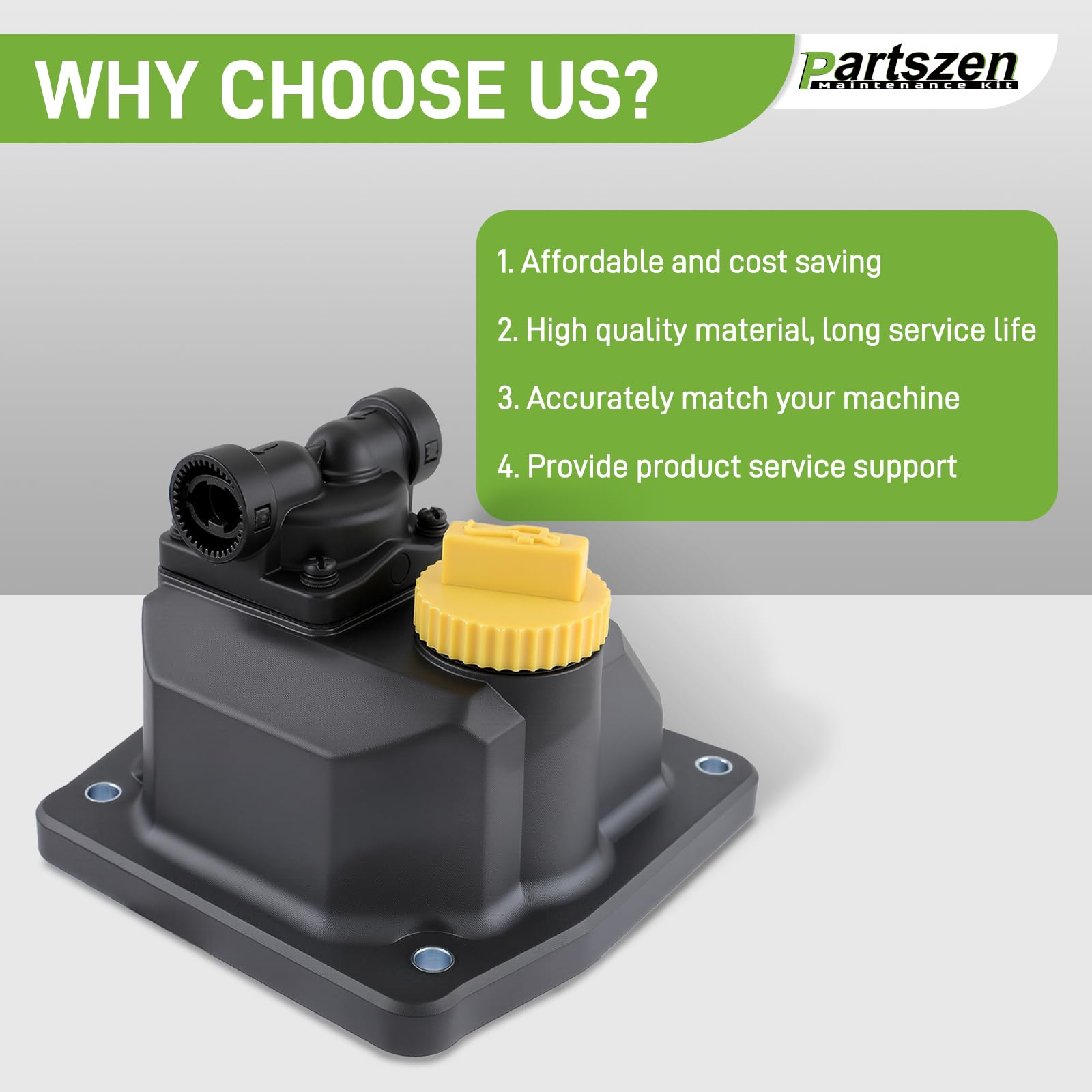 Partszen packaged pump kit includes pump, filter, and valve