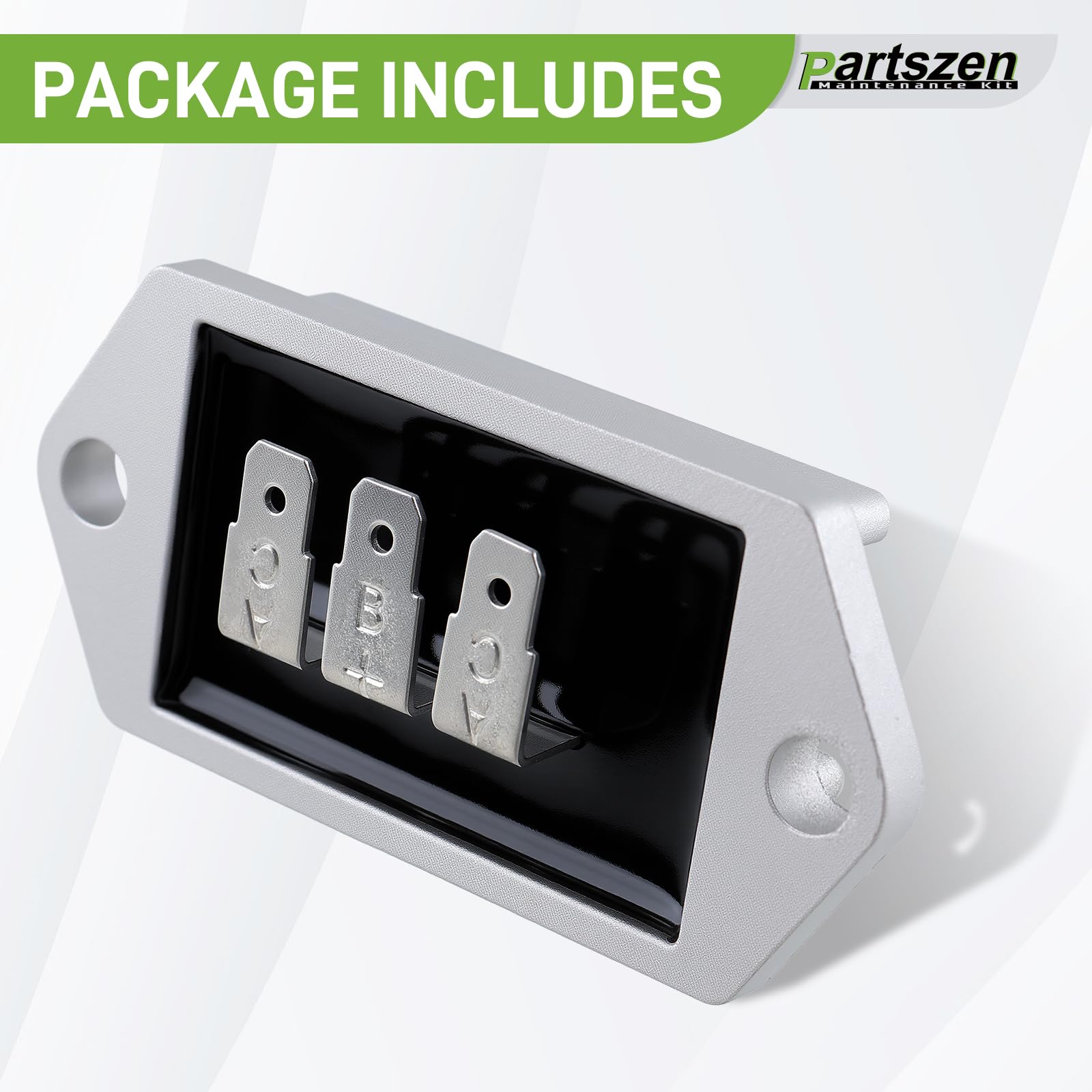 Partszen regulator-rectifier installed on a Kohler engine shows reliable electrical connection