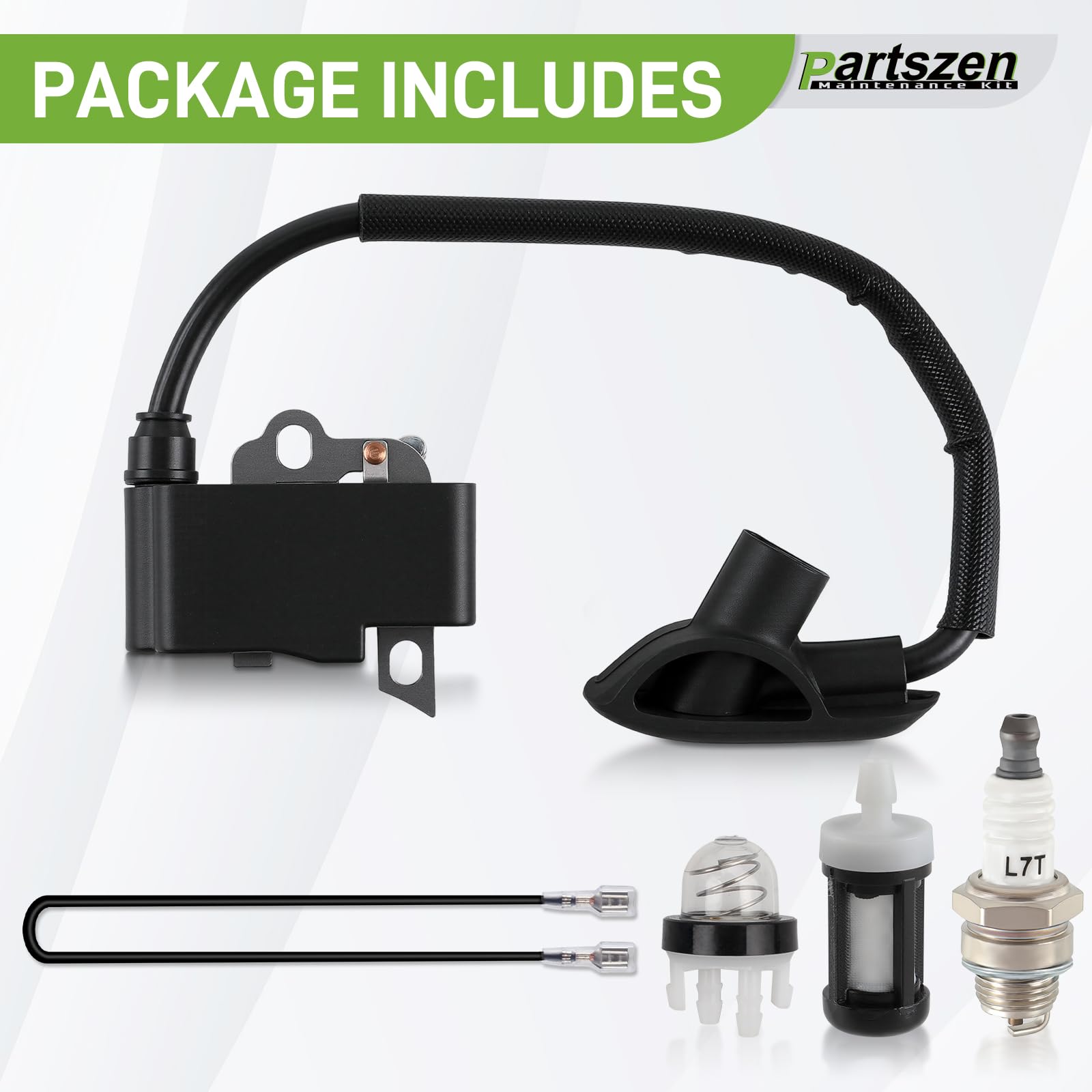 Partszen packaging shows a complete replacement kit for quick repairs.