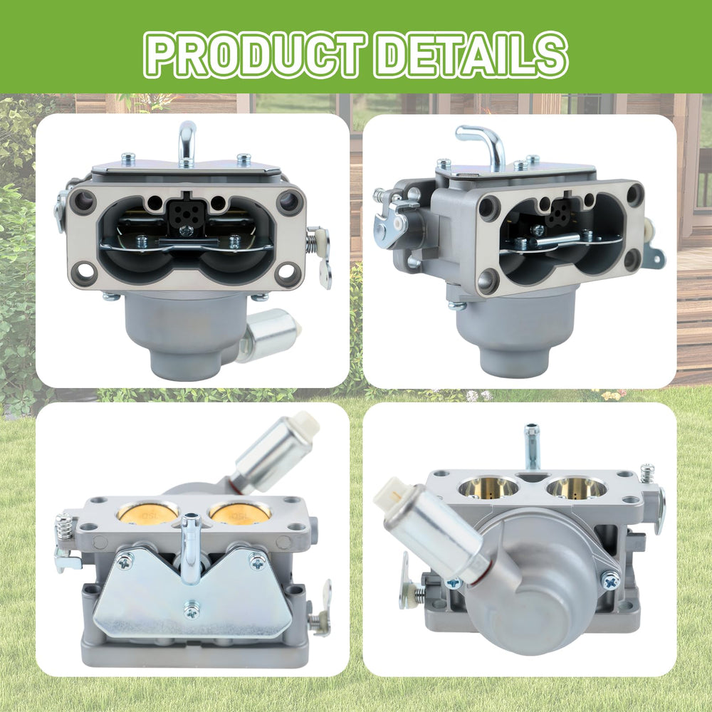 Partszen carburetor kit adds spark plugs and clamps for easy install