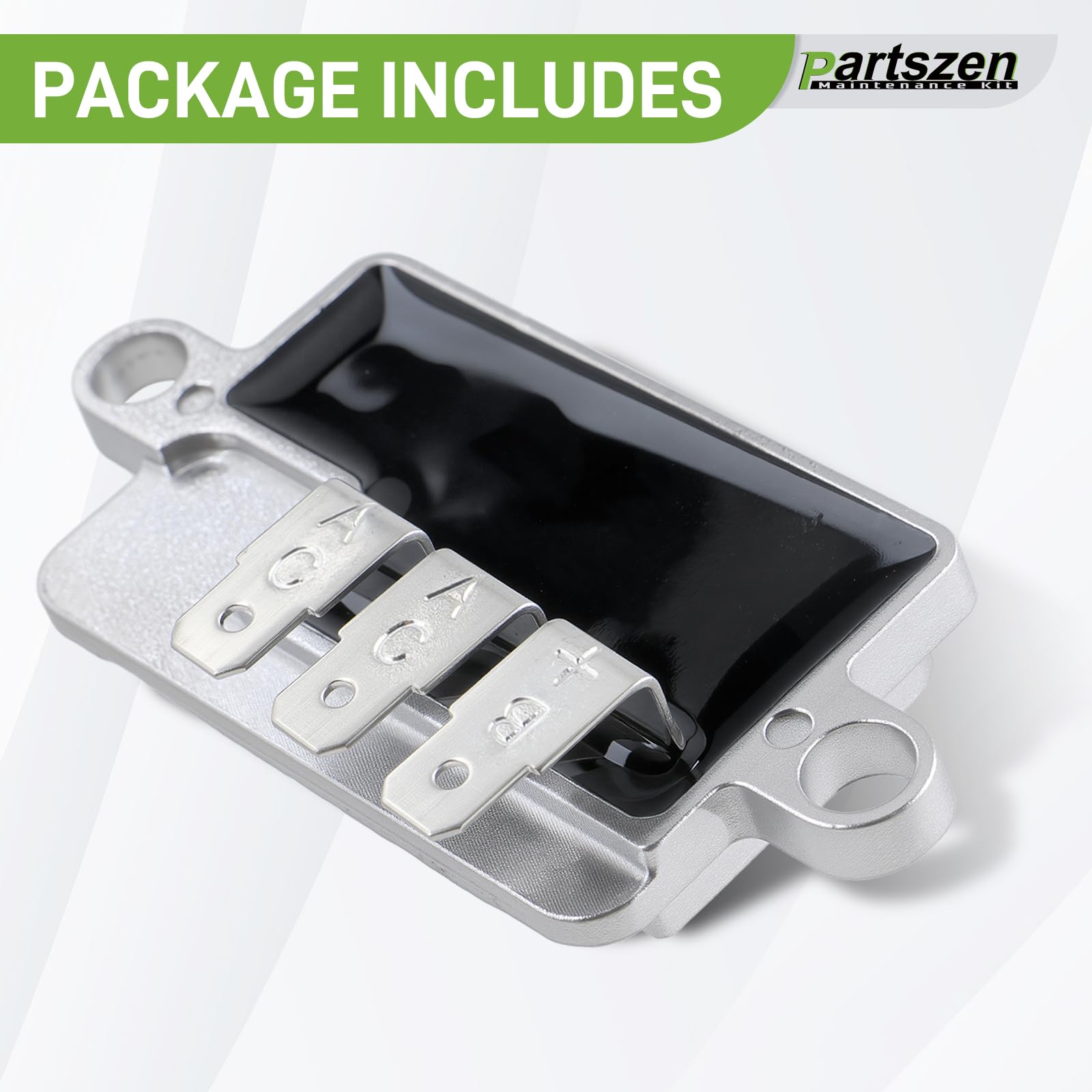 Partszen regulator terminal connections with durable design support engine compatibility.