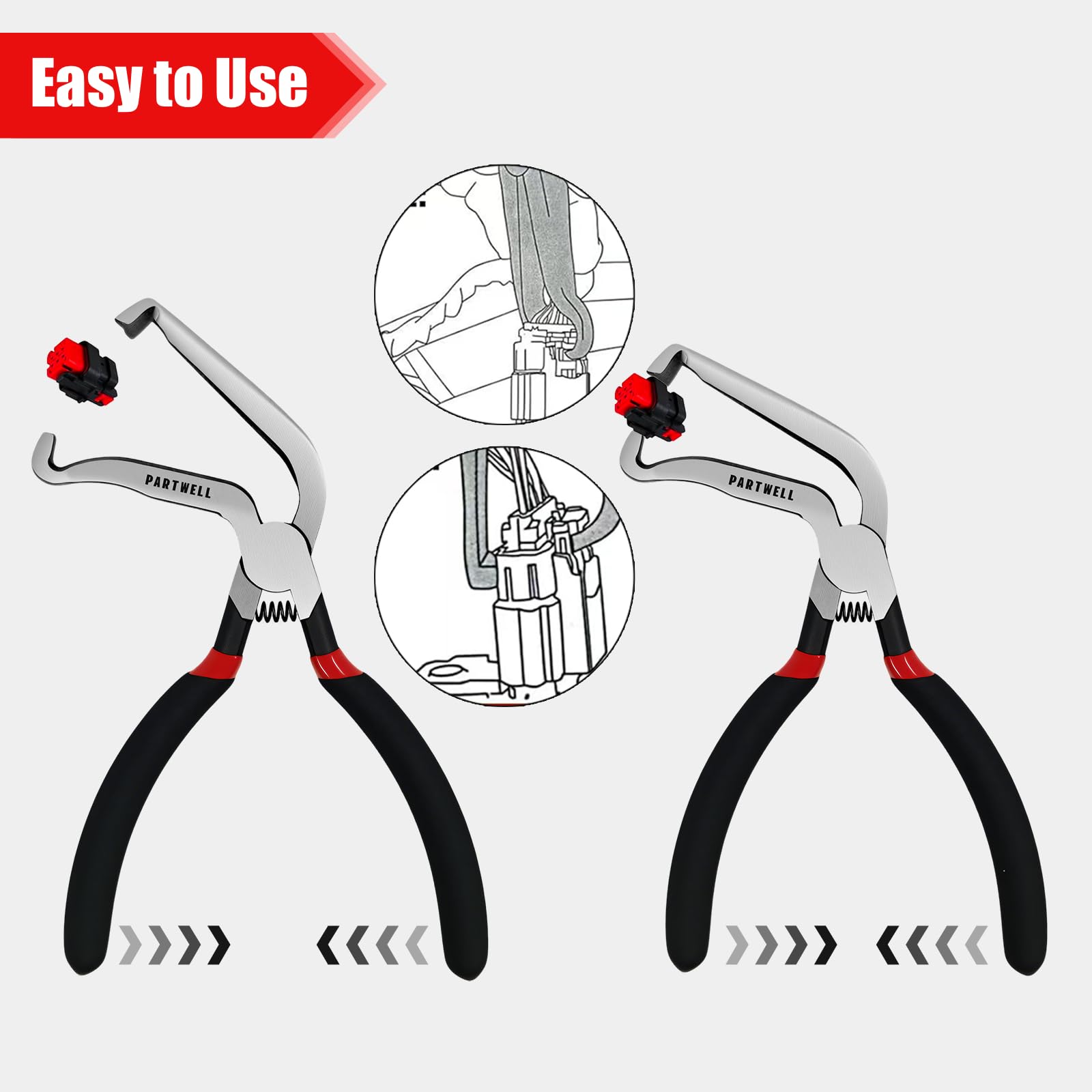 PARTWELL automotive electrical tool kit keeps vehicles organized
