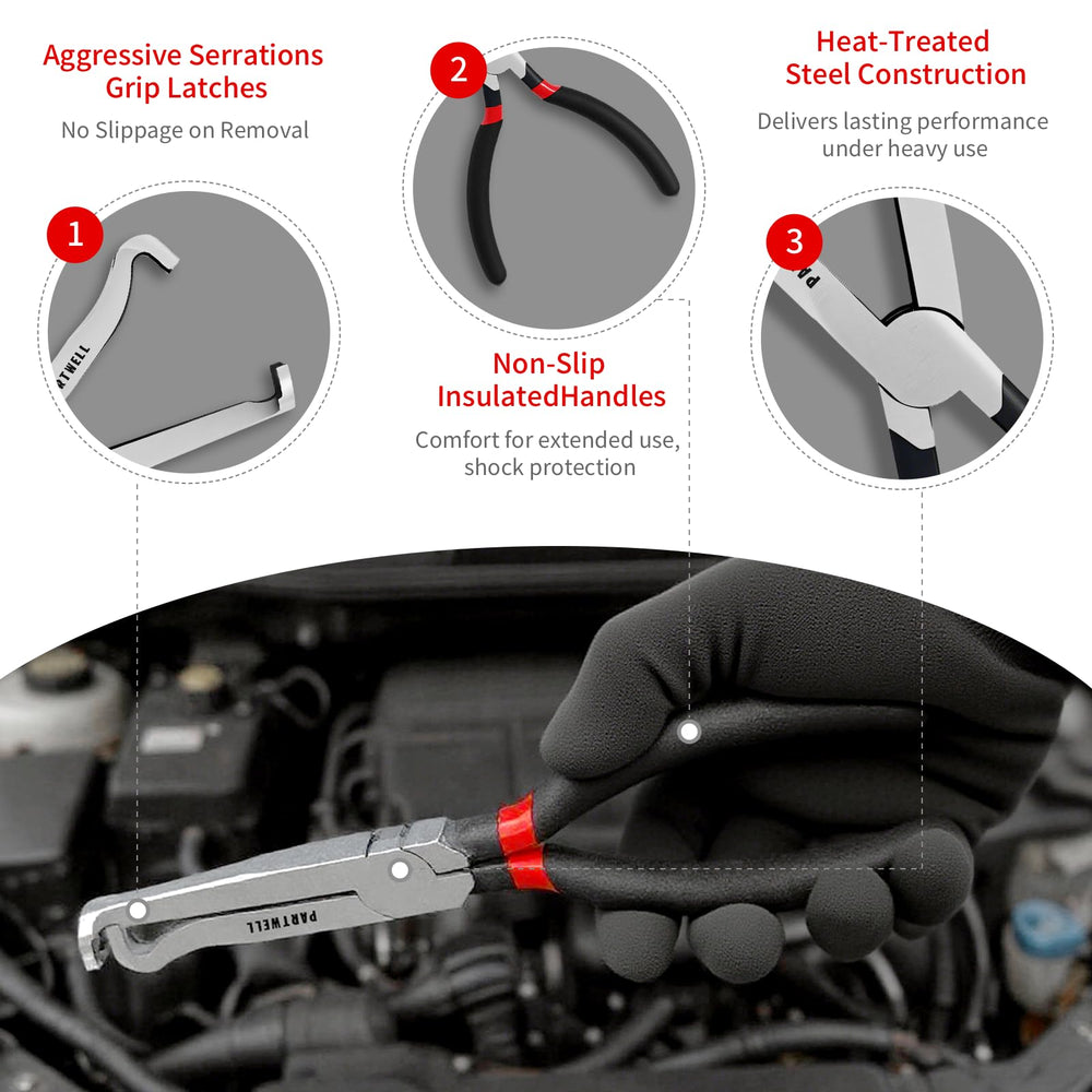 PARTWELL connector separator tool aids safe disassembly