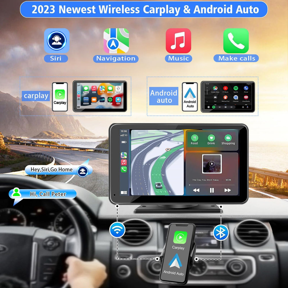 PASLDA touchscreen close-up displaying HD icons, improved touch responsiveness