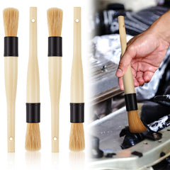Patelai 4-pack brushes set for engine cleaning and car detailing.