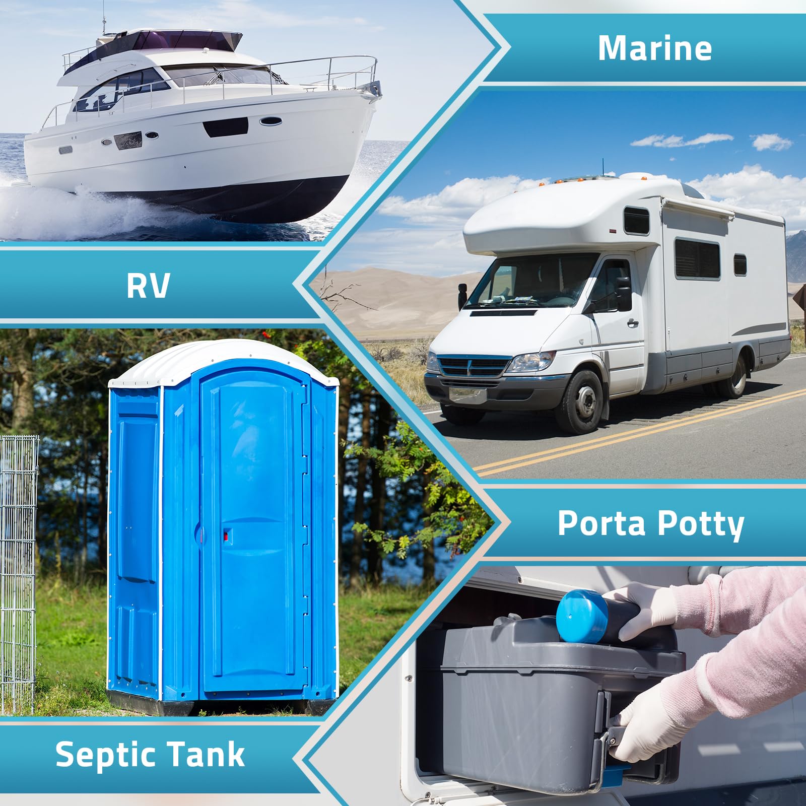 PAULINN marine and camper toilets benefit from deodorizing pods