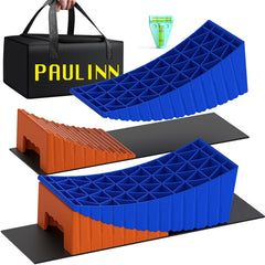 PAULINN RV levelers 2-pack for stable leveling on uneven ground.