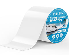 PAULINN RV roof sealant tape 6in roll seals seams to prevent leaks.