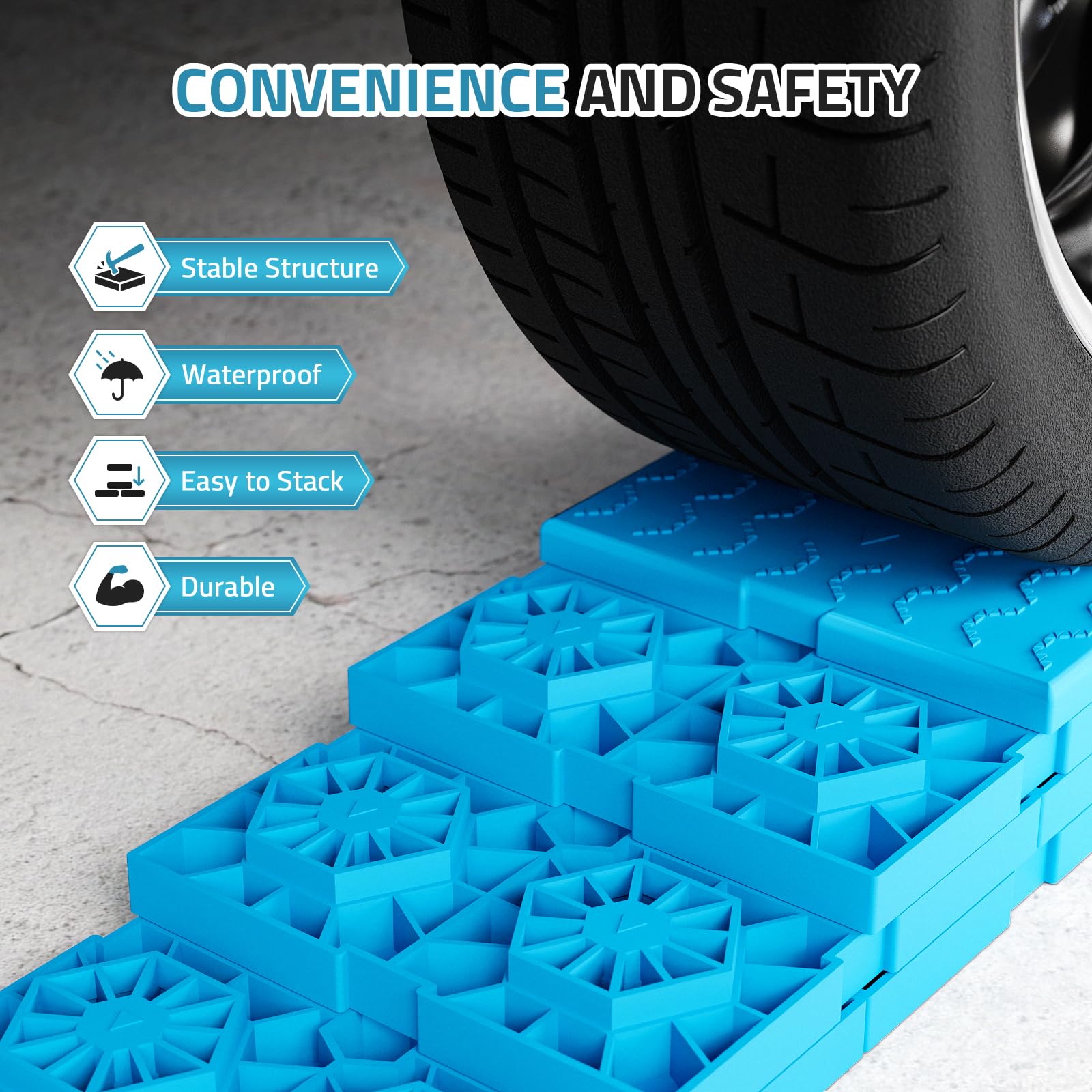 PAULINN leveling blocks showcase robust construction for heavy duty support.