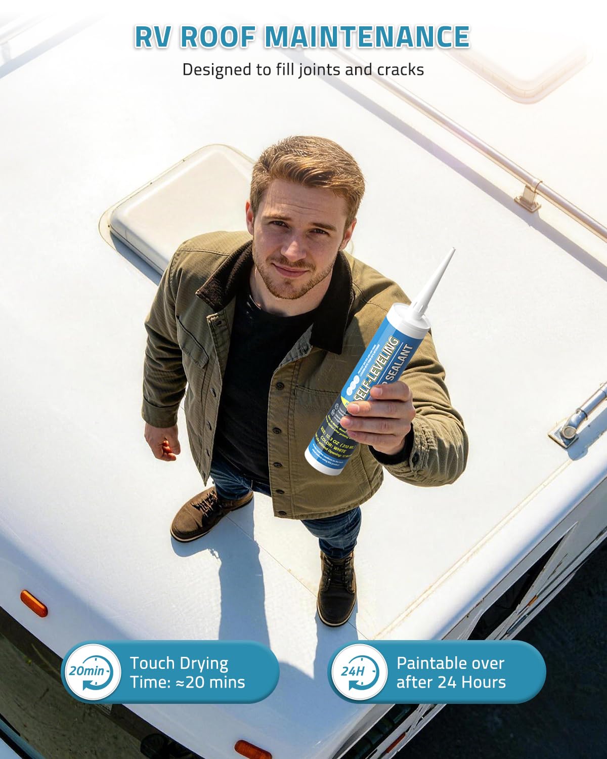 PAULINN Quick-cure sealant reaches set quickly for repairs.