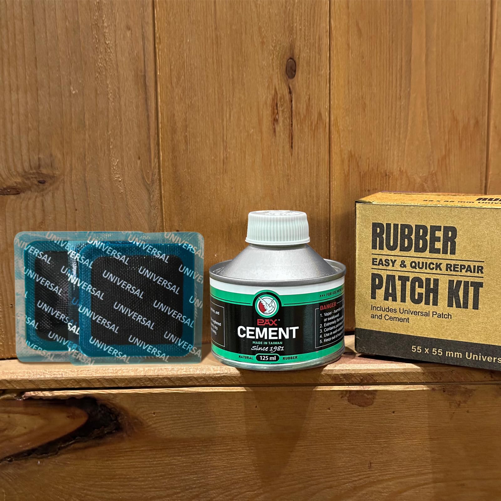 PAX durable patch repair kit provides long-lasting puncture repair