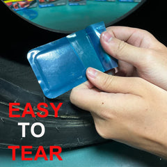 PAX patch image notes glue not included for DIY repairs.