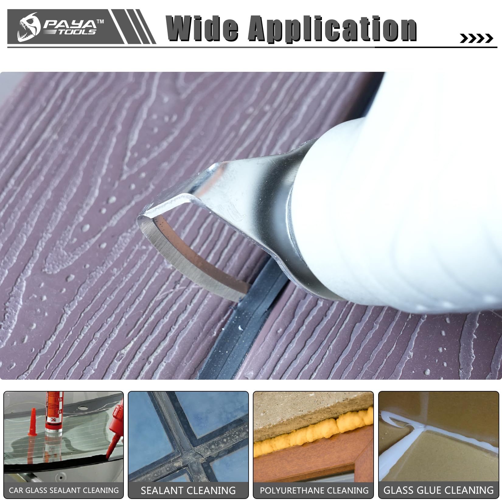 PAYA TOOLS two-pack knife blades for quick replacements.