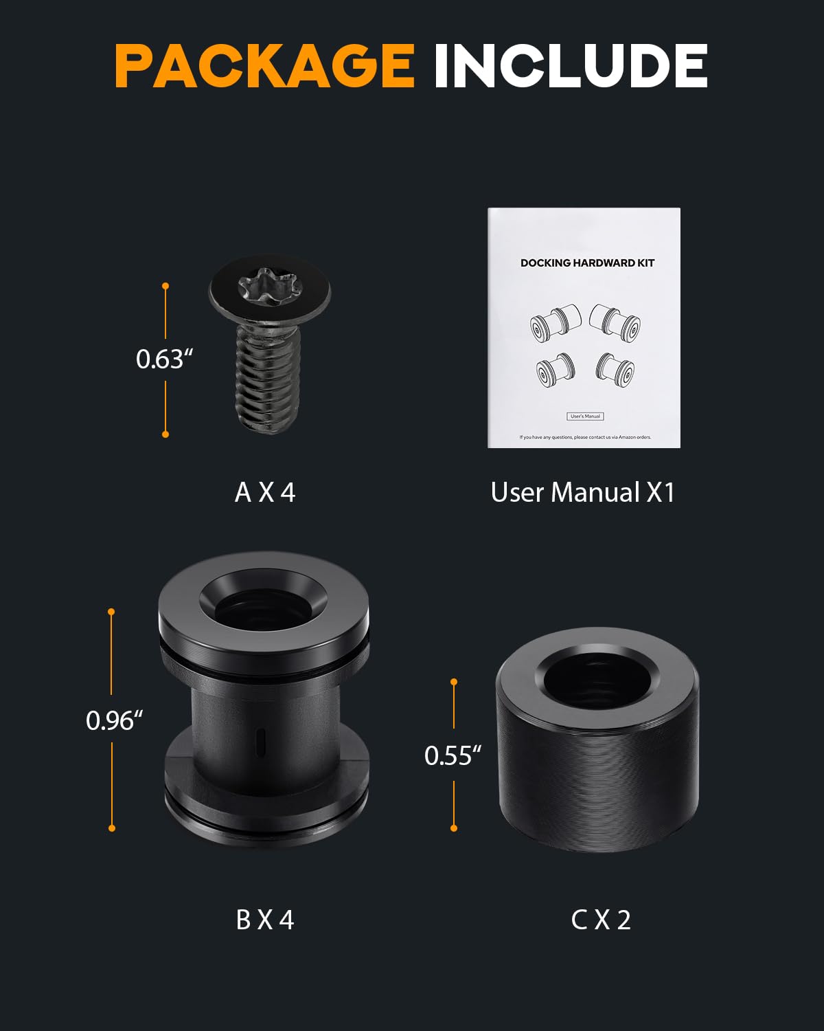 PBYMT all-black docking hardware design complements matte motorcycle finishes.