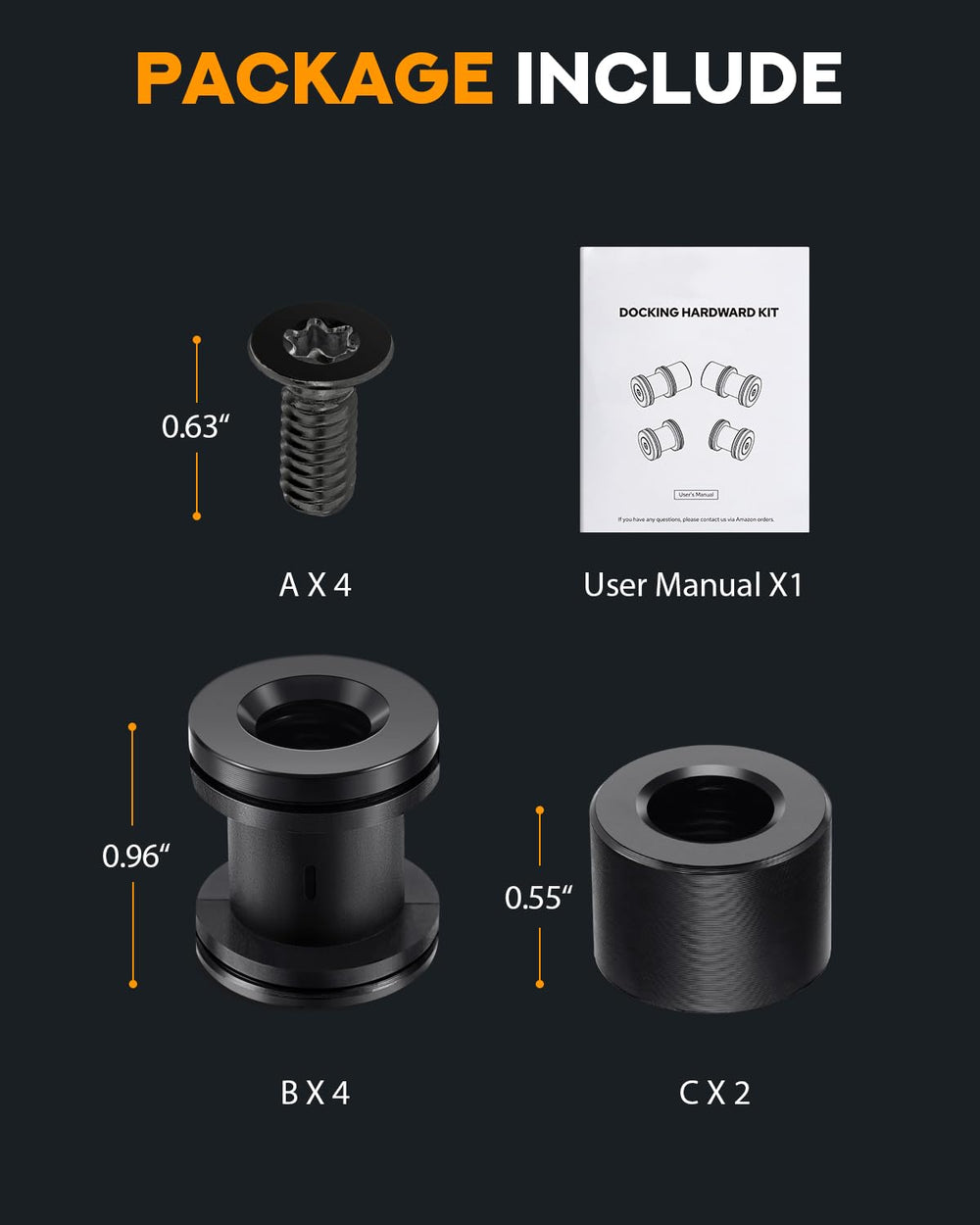 PBYMT all-black docking hardware design complements matte motorcycle finishes.