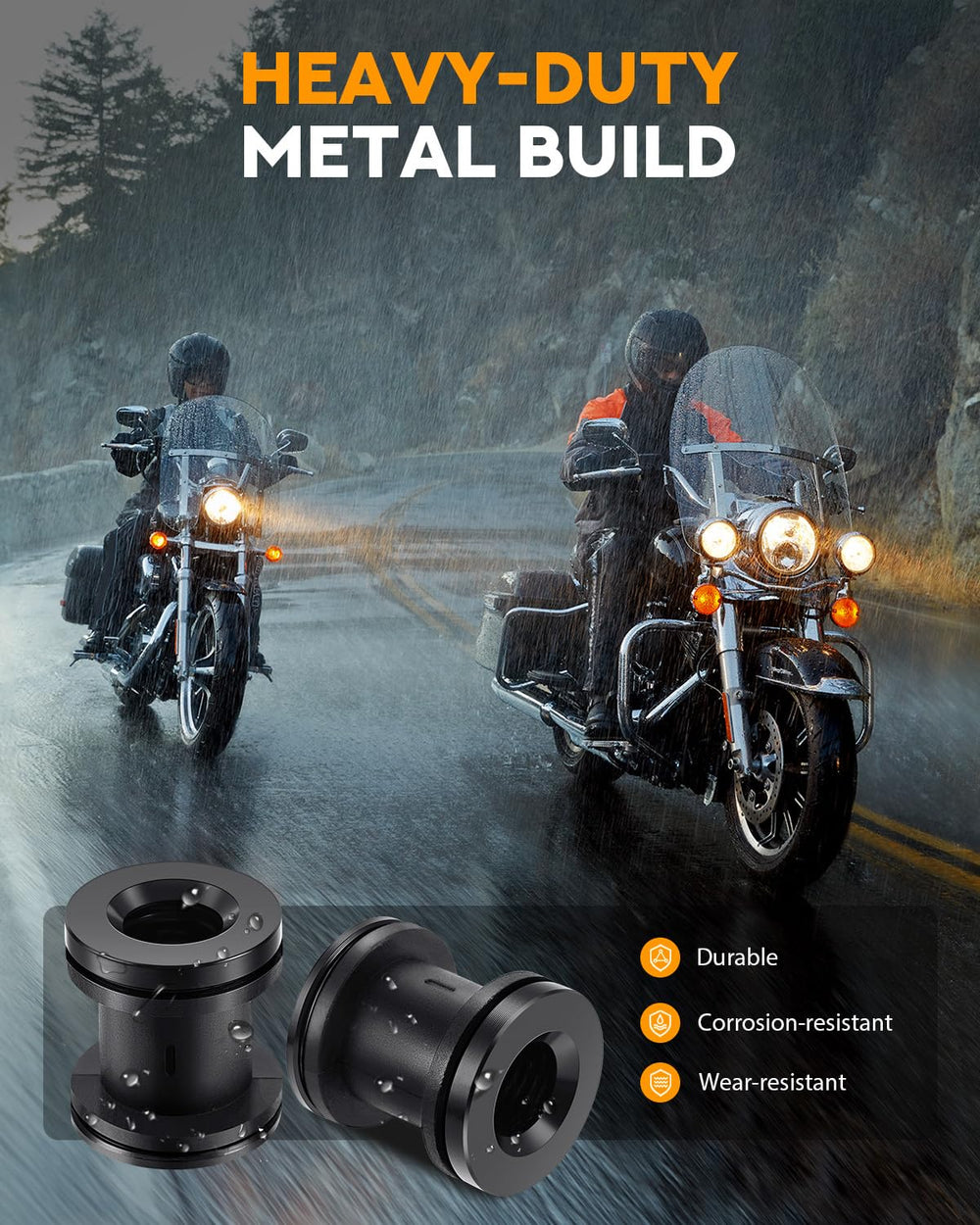 PBYMT four-point docking assembly shows flat-head screws for a sleek, integrated look.