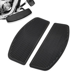 PBYMT front footboard rubber insert on a Harley, improves grip and leg room.