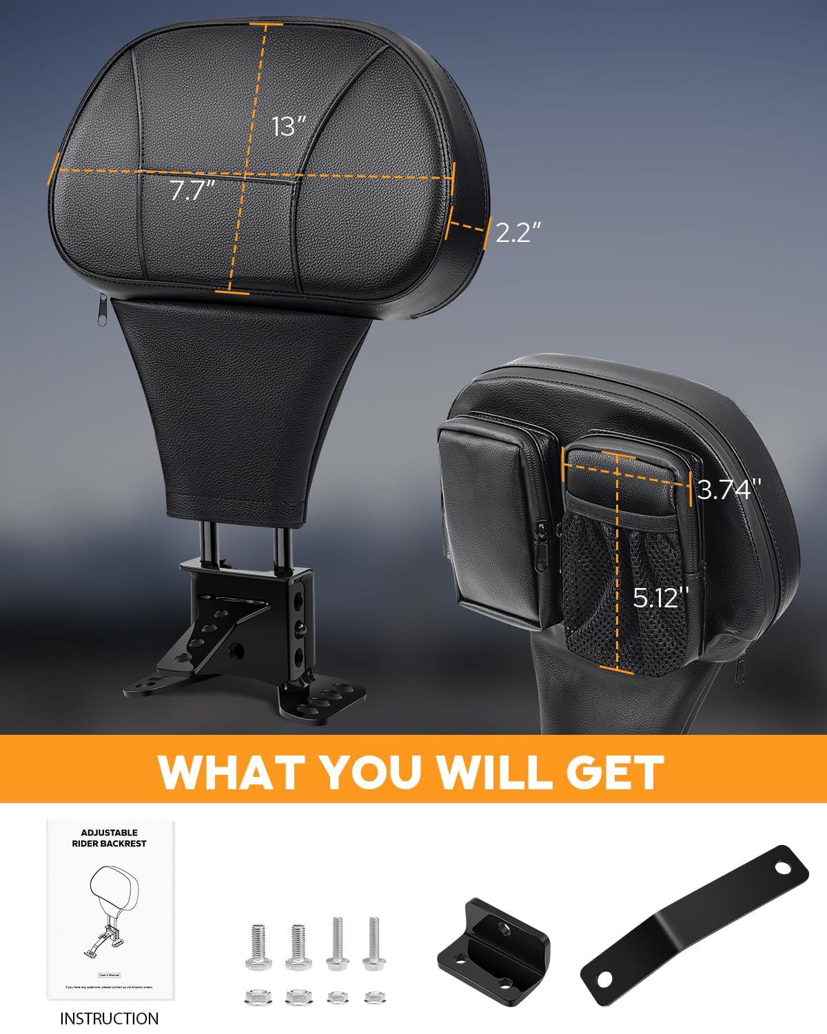 PBYMT rugged A45 steel frame resists rust and wear.