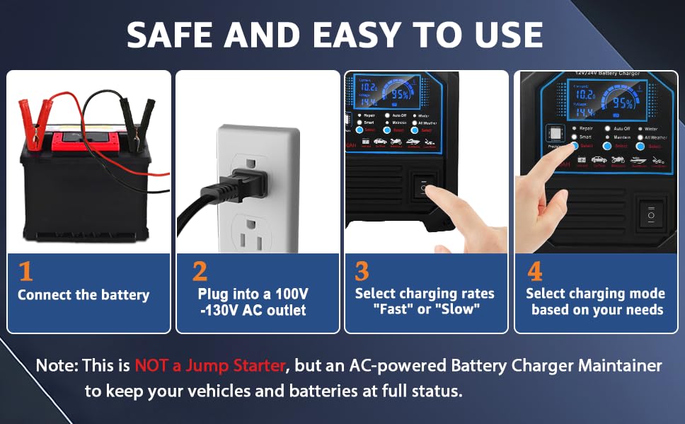 PCHH electrolysis-capable charger supports rust removal and metal restoration projects