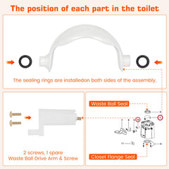 Peakur U-cup seals to prevent leaks