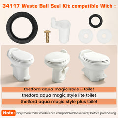 Peakur waste ball drive arm for smoother valve operation