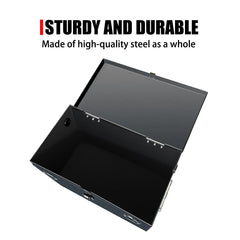 Peastorm battery box lid with lock for added security during travel.