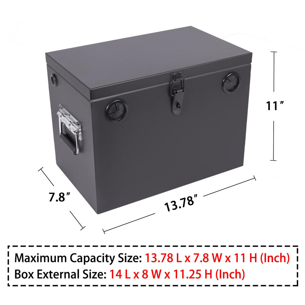 Peastorm packaging contents including screws, rubber rings, and lock.