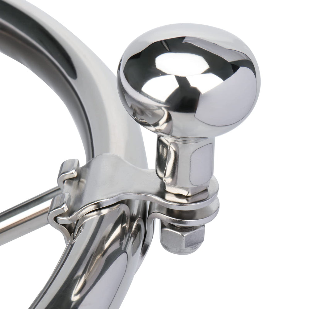 Pebbly Beach small steering wheel knob installed on a boat for easier grip