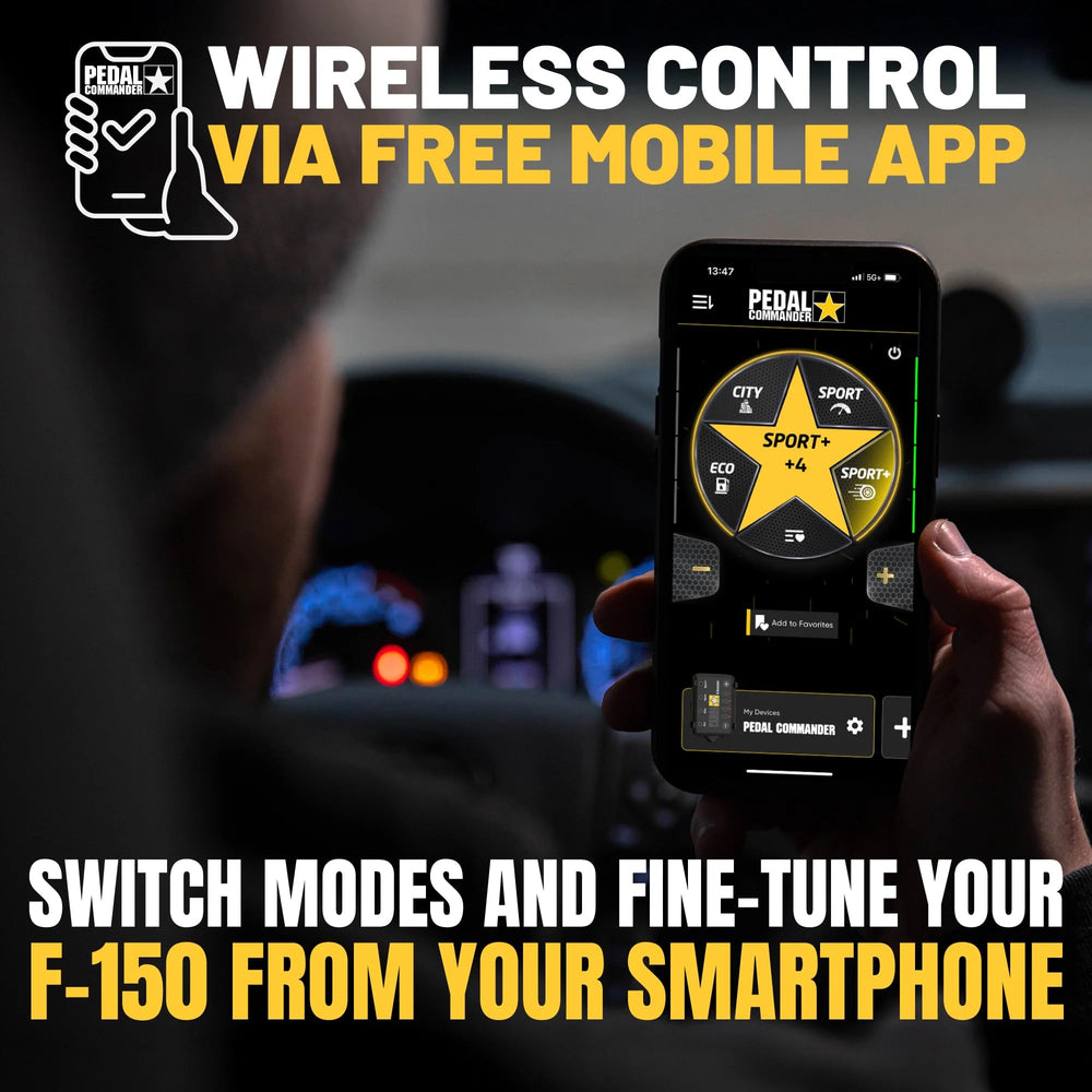PEDAL COMMANDER Ford F-150 preserves factory ECU integrity with reversible setup.