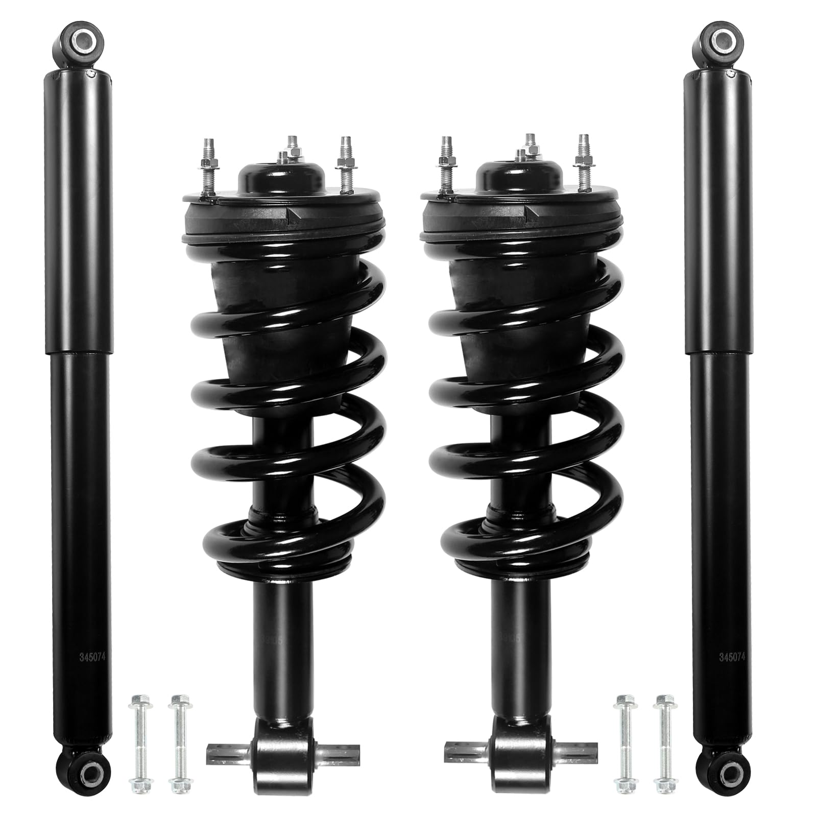 Peforway front strut and coil spring assembly for Chevy Silverado 1500 delivers smoother ride.