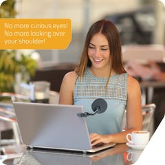 PELEG DESIGN Watch-It cubicle desk clip provides instant workspace overview
