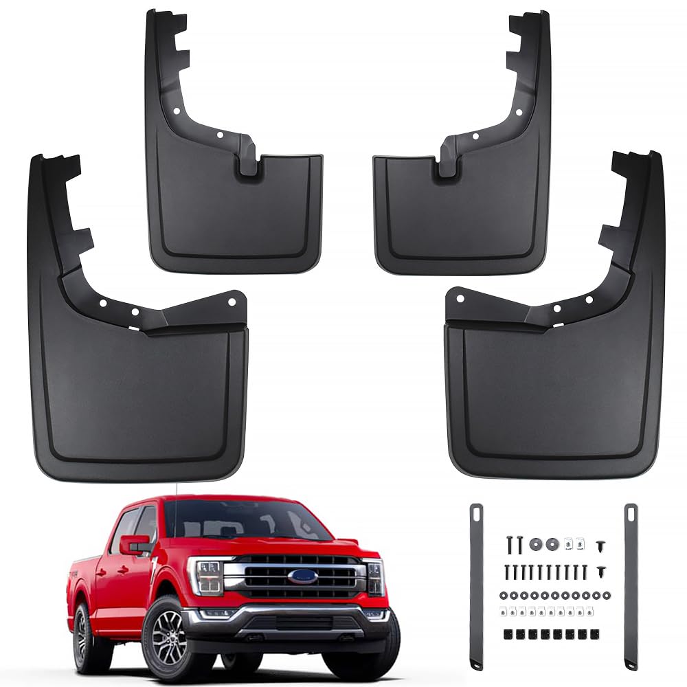 Peleus mud flaps for Ford F-150 front-left protect the wheel arch from grime