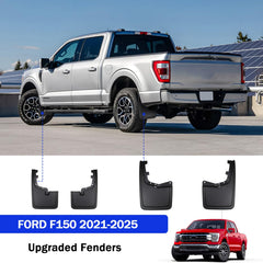 Peleus mud flaps for Ford F-150 front-right shield the body from spray