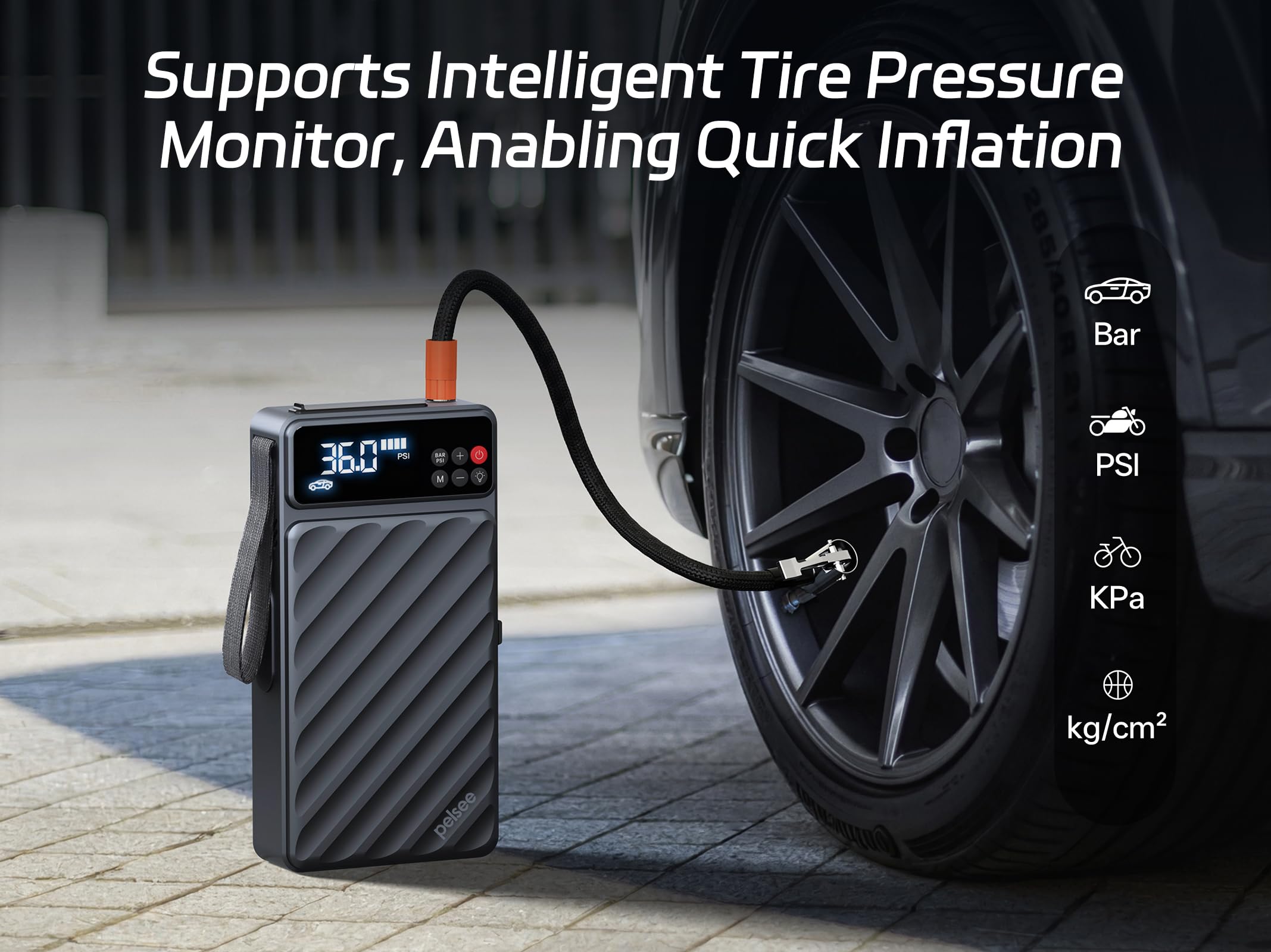 Pelsee 20000mAh battery pack provides portable power on the go