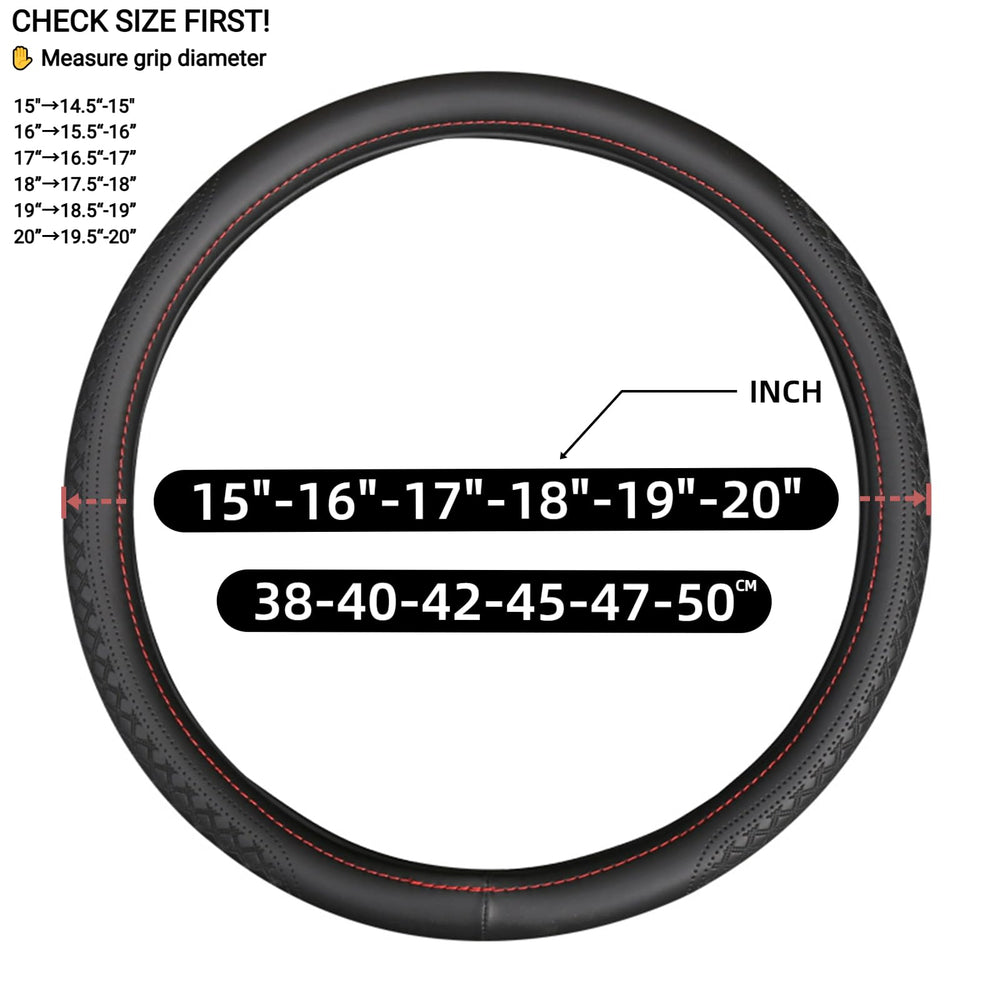 PEMUUOI inner-rubber-ring anti-slip texture improves grip in rain or heat.