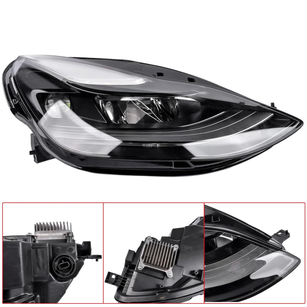 PENSUN full LED headlights for Model 3 and Model Y, rear view.
